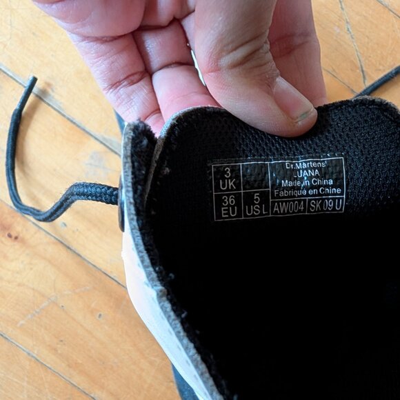 Dr Martens white boots, big girl size 5 - Picture 4 of 5